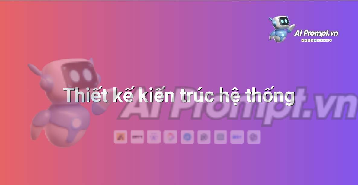 Prompt: Thiết kế kiến trúc hệ thống – Trí tuệ nhân tạo trong giảng dạy – AI Giáo dục
