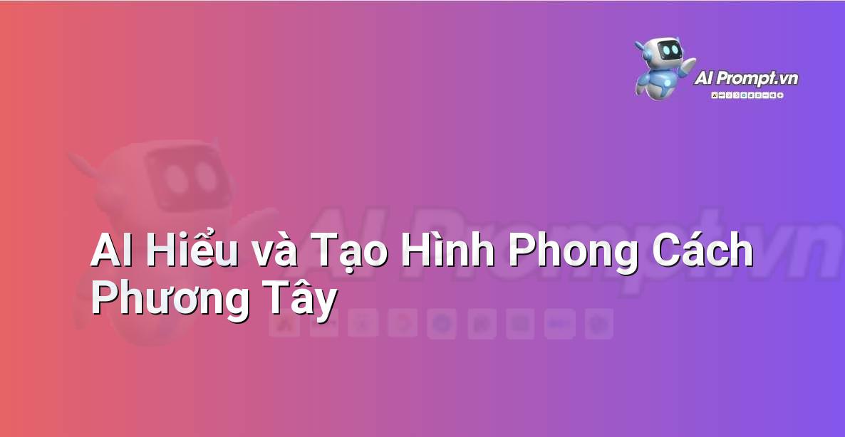 Minh họa cách AI xử lý dữ liệu để tạo ra hình ảnh phong cách đồng cỏ miền Tây nước Mỹ cổ điển