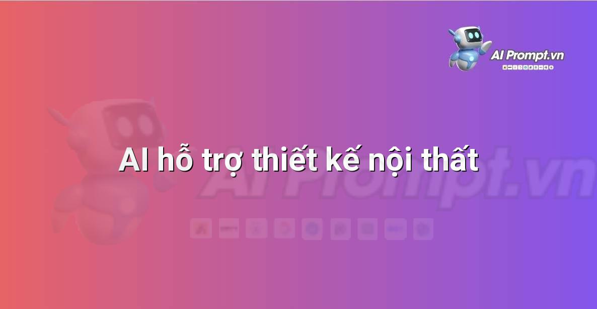 Hình ảnh minh họa giao diện phần mềm AI thiết kế nội thất với các tùy chọn phong cách