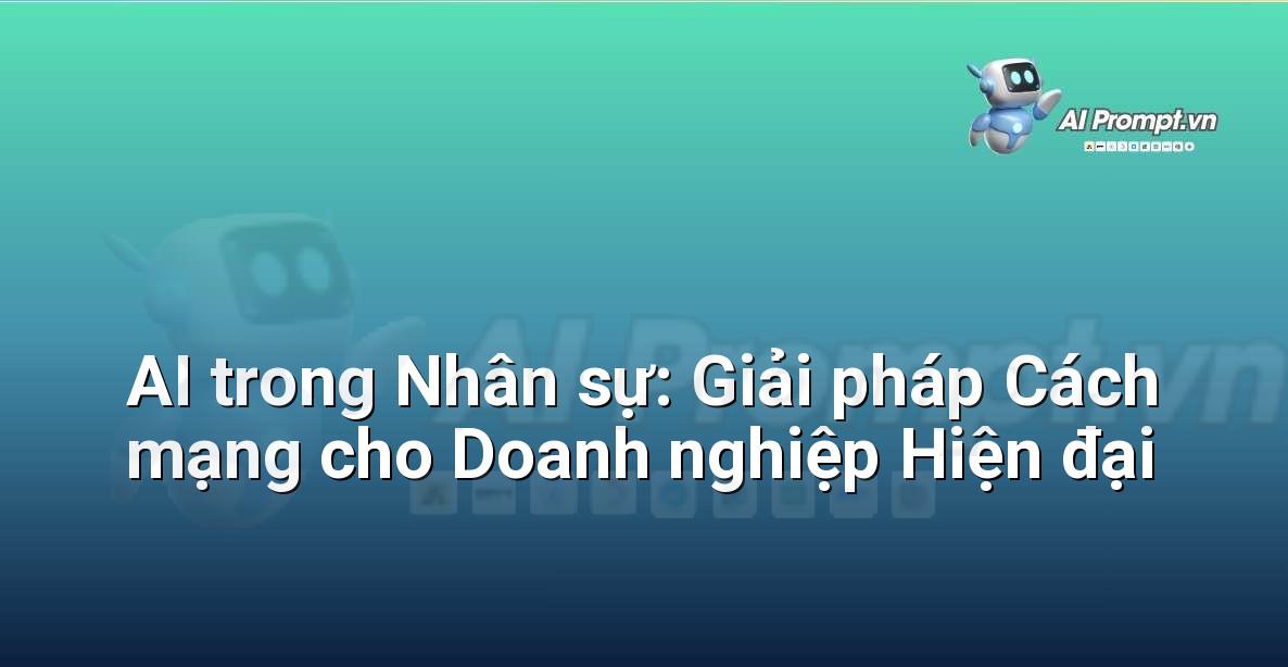 AI trong Nhân sự: Giải pháp Cách mạng cho Doanh nghiệp Hiện đại