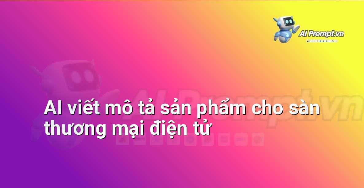 Biểu tượng các sàn thương mại điện tử và ô nhập thông tin sản phẩm, thể hiện việc tạo mô tả cho các nền tảng này