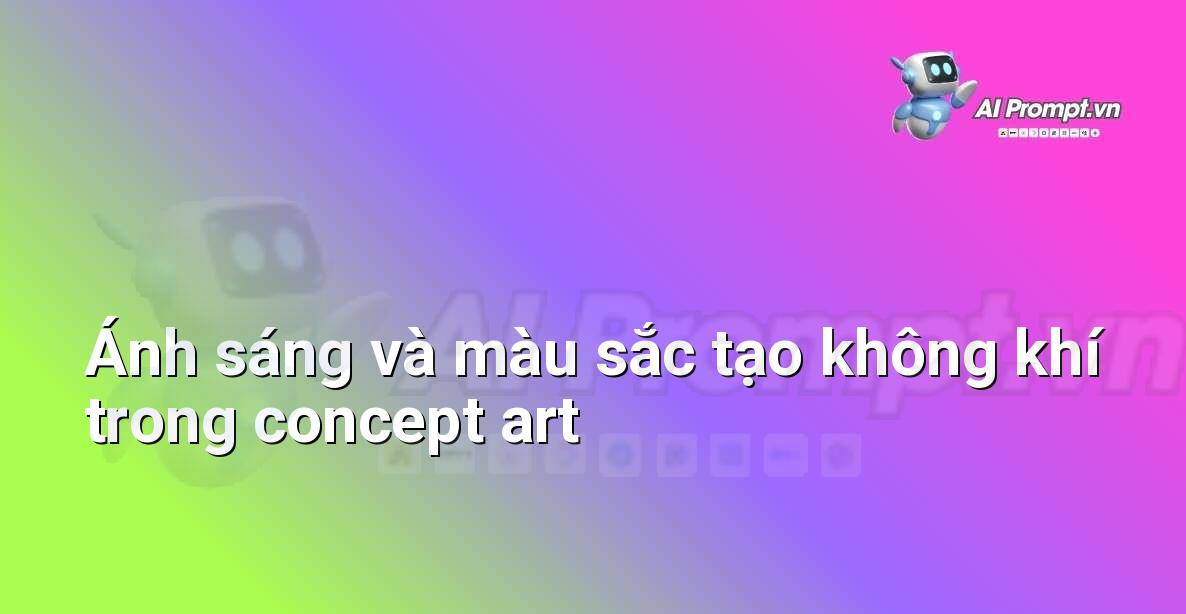 So sánh hai bức concept art, một bức có ánh sáng ấm áp và màu sắc tươi sáng, bức còn lại có ánh sáng lạnh lẽo và màu sắc u tối, để minh họa sự khác biệt về không khí.