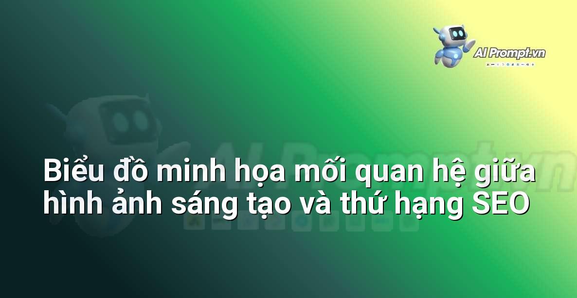Biểu đồ dạng cột cho thấy sự gia tăng thứ hạng tìm kiếm khi người dùng tối ưu hóa và sáng tạo hình ảnh