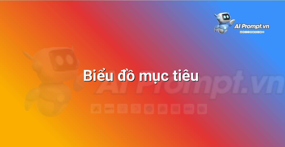 Hình ảnh biểu đồ hình tròn hoặc cột minh họa các mục tiêu marketing khác nhau