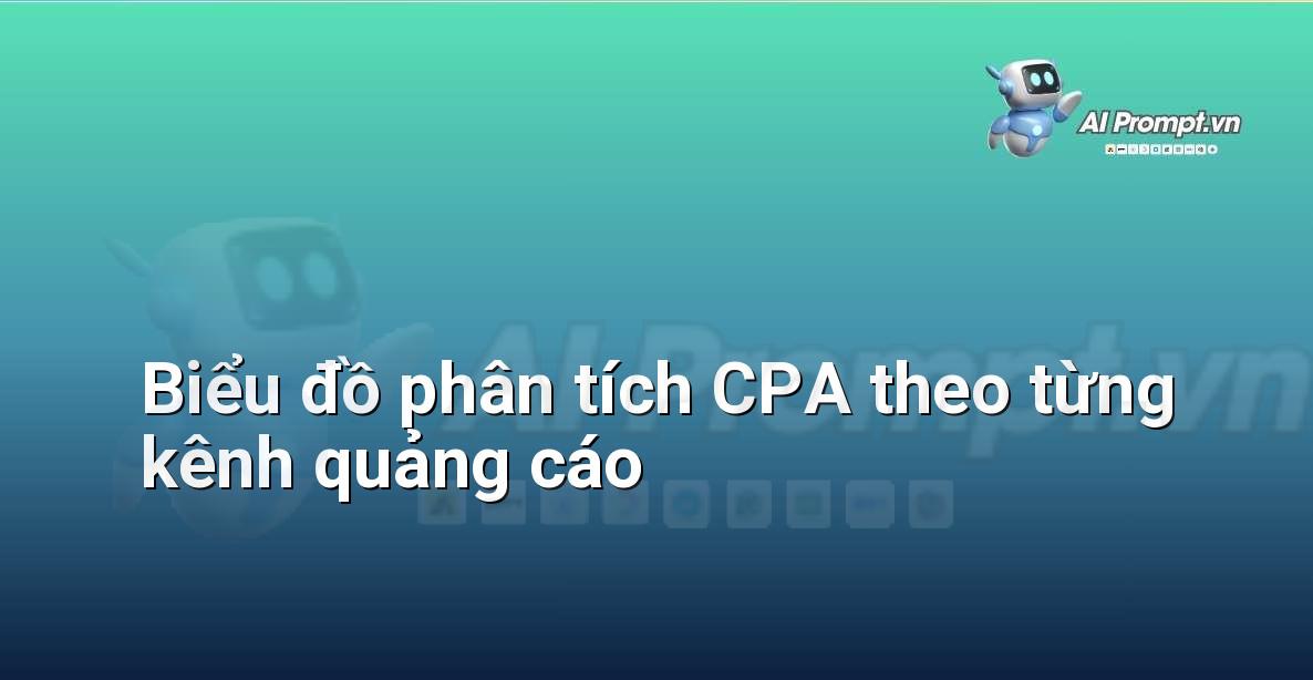 Biểu đồ tròn thể hiện tỷ lệ chi phí trên mỗi chuyển đổi của các kênh quảng cáo khác nhau như Google Ads, Facebook Ads, v.v.