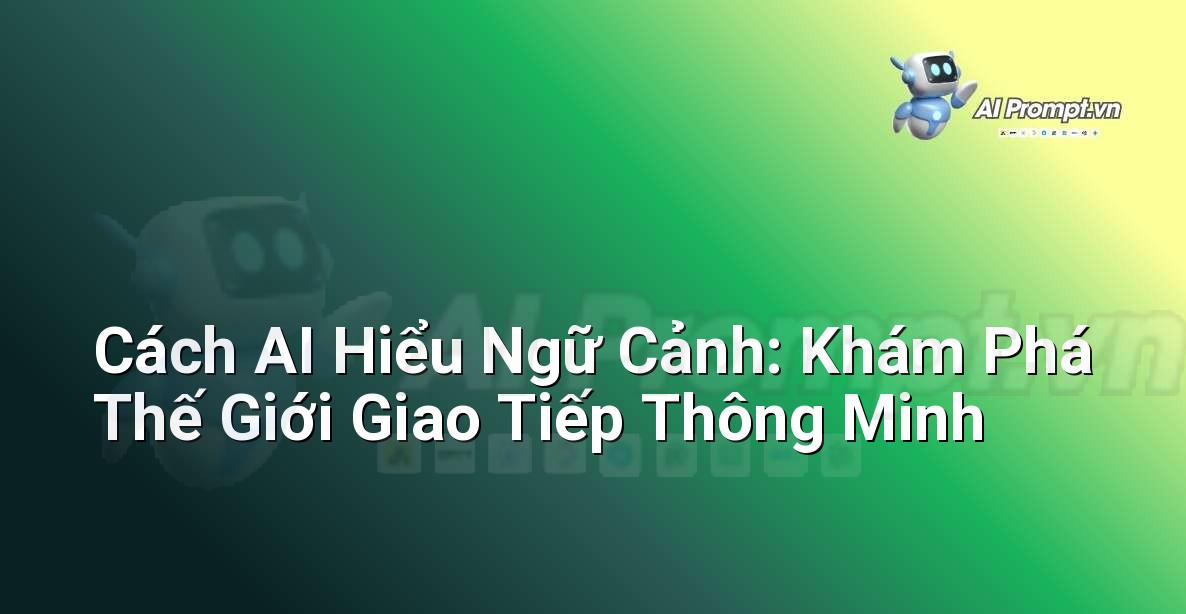 Cách AI Hiểu Ngữ Cảnh: Khám Phá Thế Giới Giao Tiếp Thông Minh