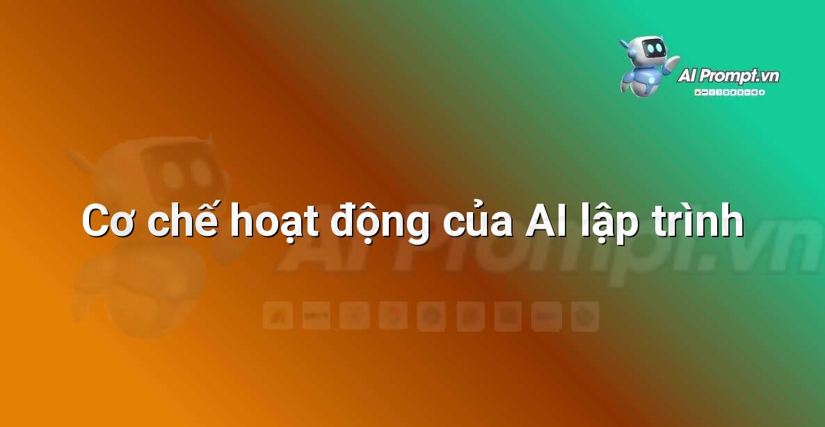 Biểu đồ minh họa quy trình huấn luyện mô hình AI với dữ liệu mã nguồn và kết quả là các gợi ý lập trình thông minh