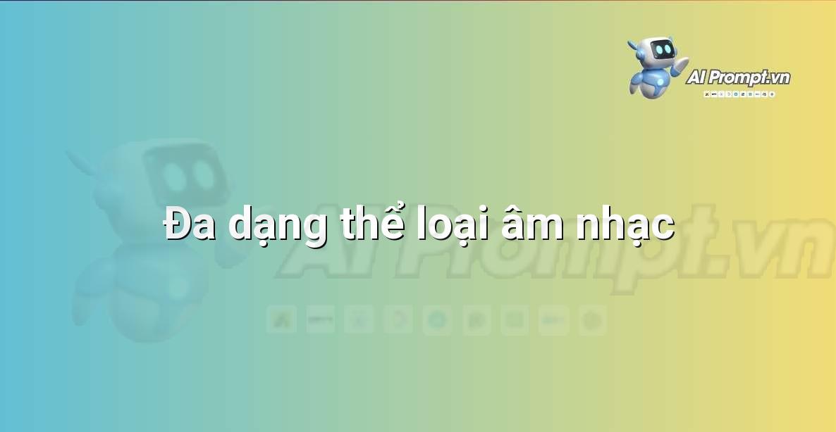 Biểu đồ tròn minh họa sự đa dạng các thể loại âm nhạc mà Udio có thể tạo ra, bao gồm pop, rock, EDM, cổ điển