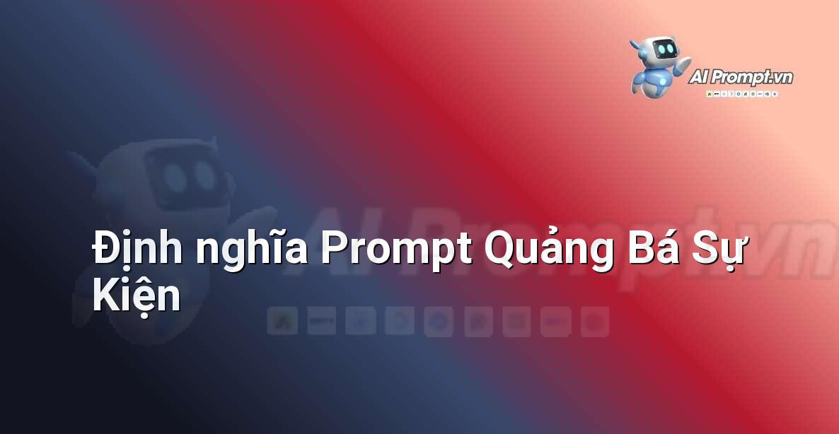 Biểu tượng loa phát thông báo sự kiện với các từ khóa liên quan