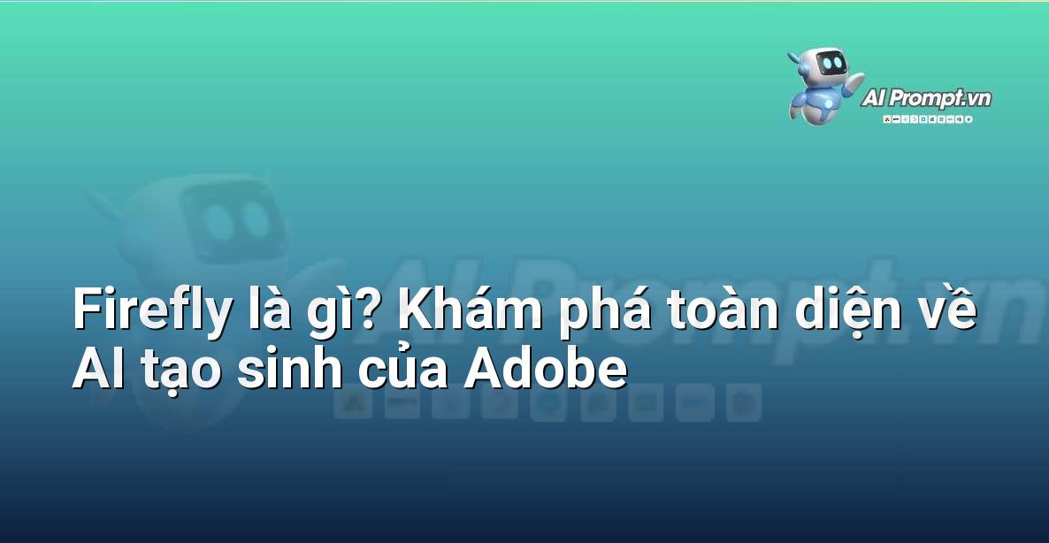 Firefly là gì? Khám phá toàn diện về AI tạo sinh của Adobe