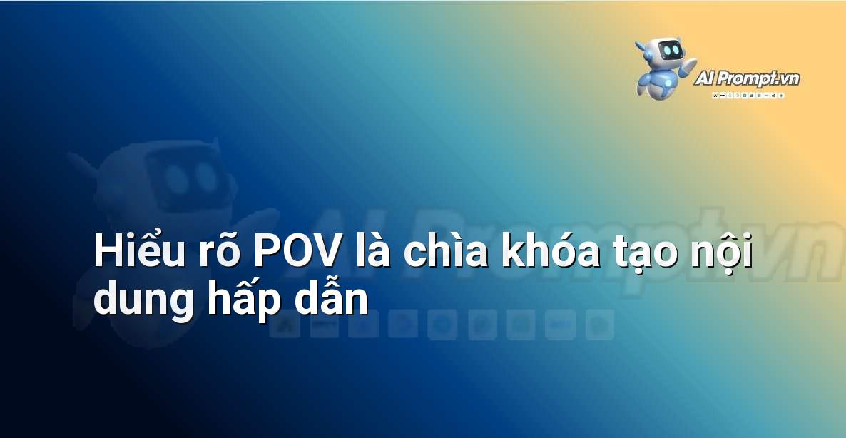 Minh họa một người đang suy nghĩ về các góc nhìn khác nhau để tạo ra nội dung sáng tạo