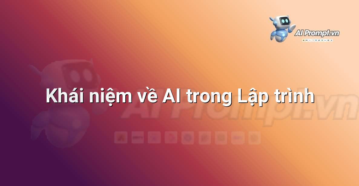 Hình minh họa cho thấy sự tương tác giữa con người và máy tính trong môi trường lập trình, biểu thị AI hỗ trợ lập trình viên