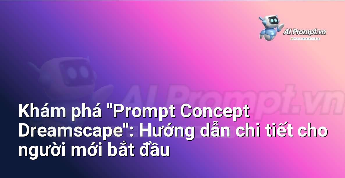 Khám phá “Prompt Concept Dreamscape”: Hướng dẫn chi tiết cho người mới bắt đầu