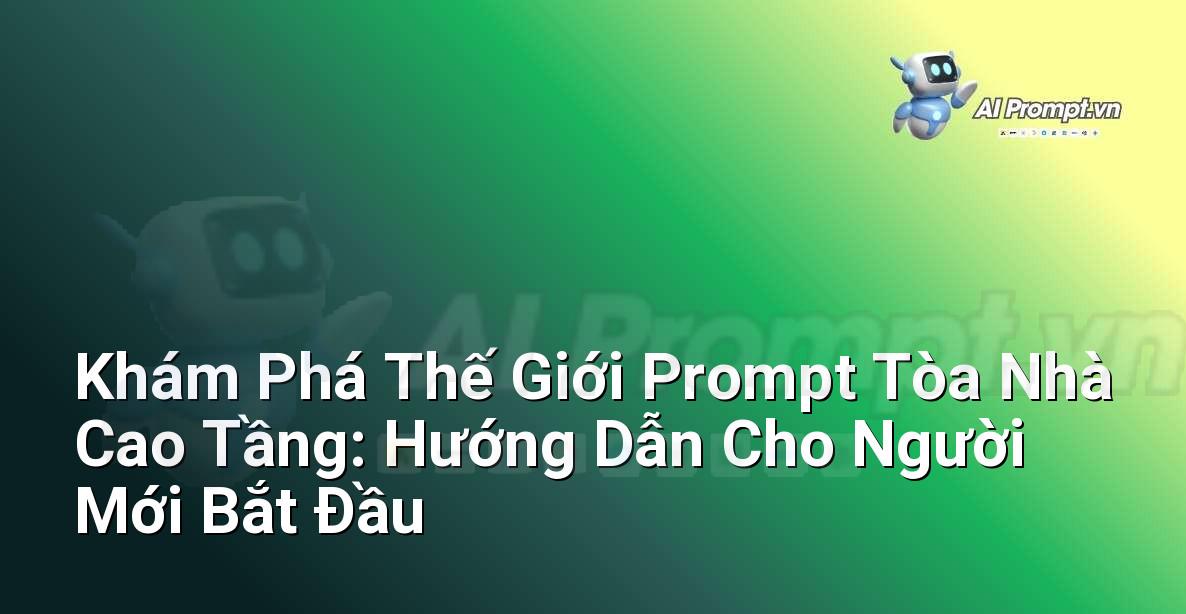 Khám Phá Thế Giới Prompt Tòa Nhà Cao Tầng: Hướng Dẫn Cho Người Mới Bắt Đầu