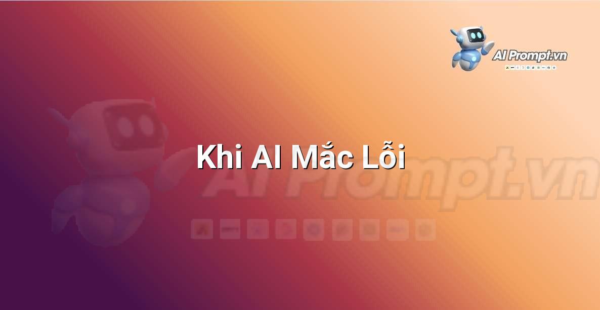 Prompt: Khi AI Mắc Lỗi – Đạo đức AI cho trẻ em – AI Kids