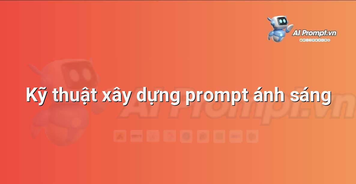 Các bước hoặc ví dụ minh họa cách kết hợp các yếu tố ánh sáng vào prompt