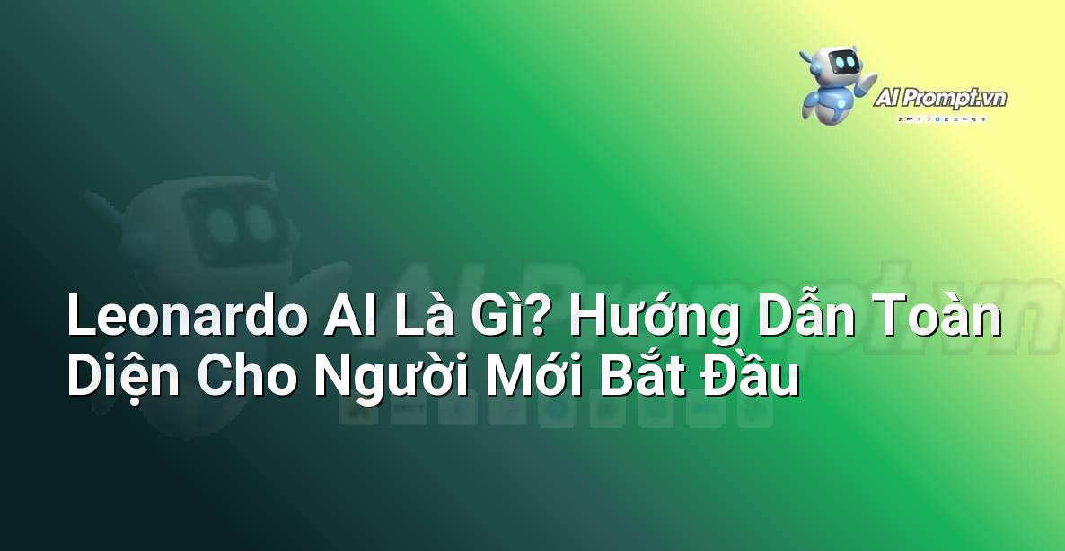 Leonardo AI Là Gì? Hướng Dẫn Toàn Diện Cho Người Mới Bắt Đầu