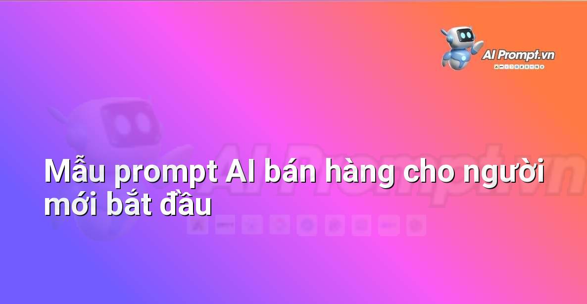 Giao diện nhập prompt AI với ví dụ về prompt tạo ý tưởng bài đăng bán hàng