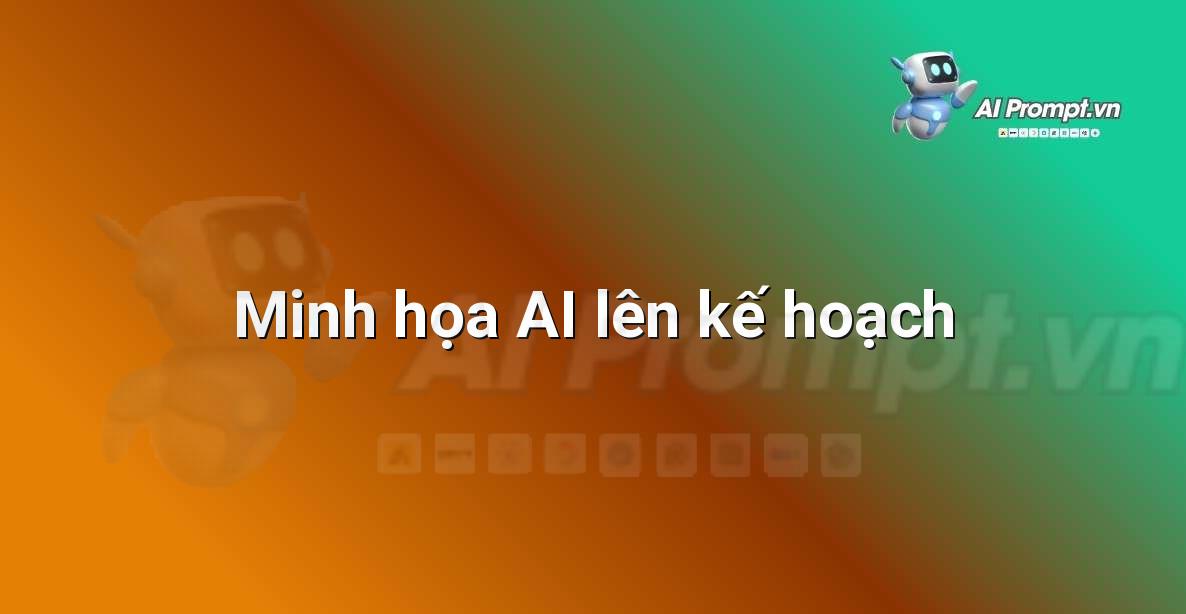 Giao diện AI hiển thị sơ đồ tư duy hoặc danh sách công việc cho một dự án