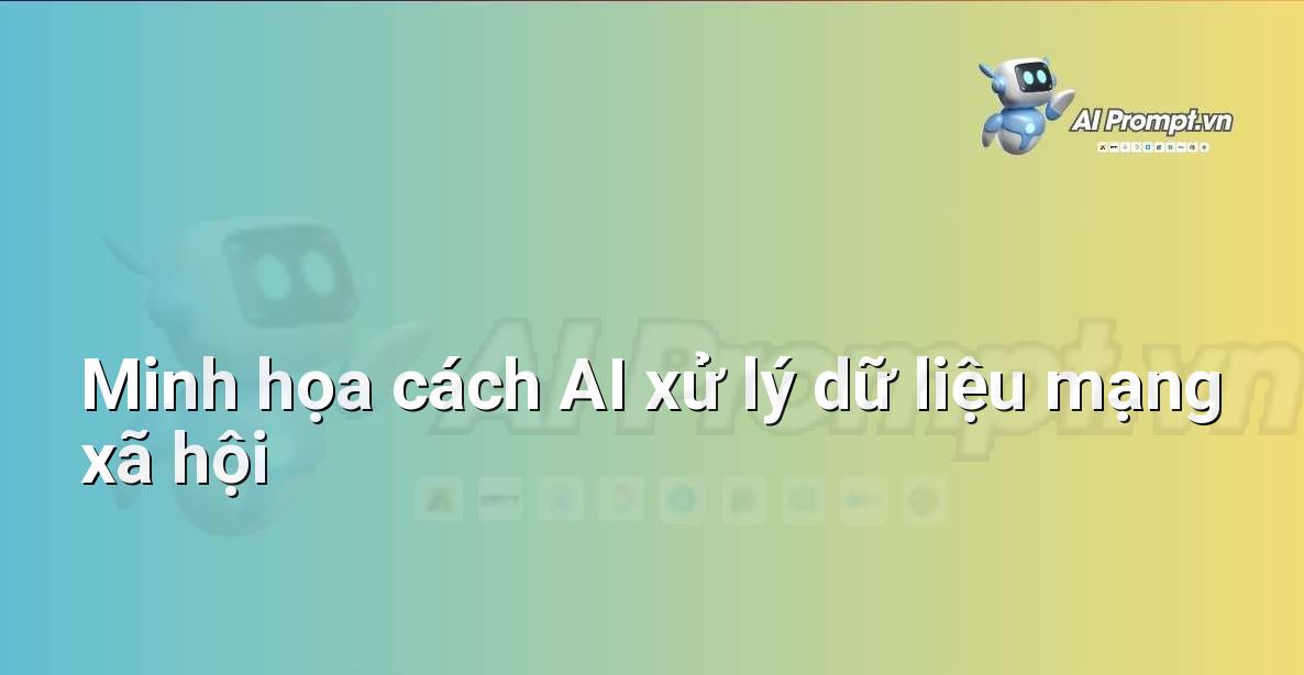 Sơ đồ trực quan biểu diễn dòng chảy dữ liệu từ các nền tảng mạng xã hội vào hệ thống phân tích AI và cho ra kết quả
