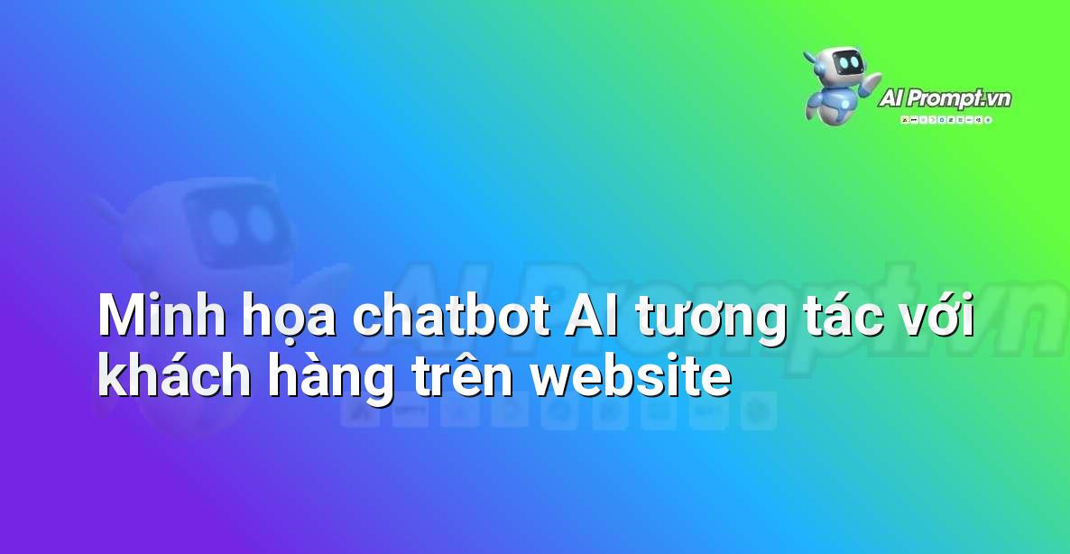 Giao diện chatbot AI trả lời câu hỏi của khách hàng trên trang web thương mại điện tử