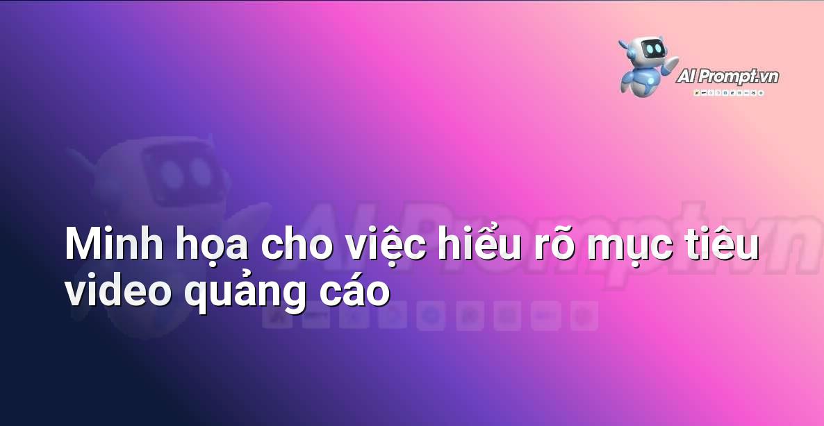 Biểu đồ thể hiện các mục tiêu khác nhau của video quảng cáo như tăng nhận diện thương hiệu, thúc đẩy doanh số, giới thiệu sản phẩm mới
