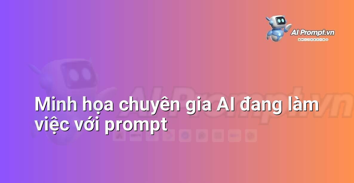 Một chuyên gia đang nhập liệu vào giao diện lập trình AI, biểu tượng doanh nhân hiển thị trên màn hình