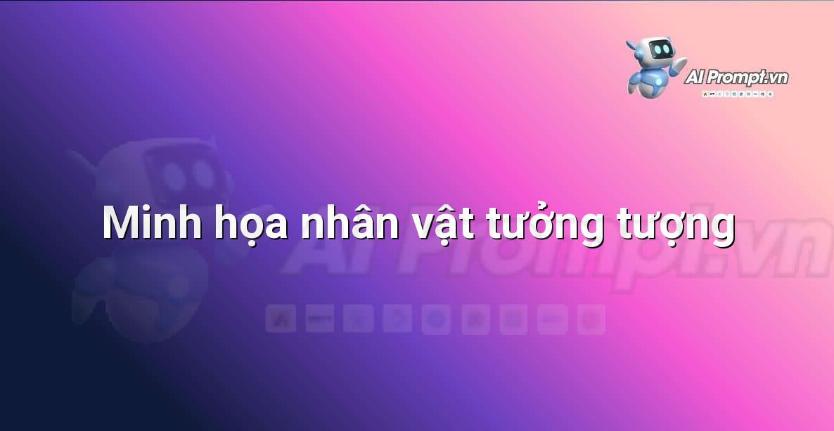 Prompt: Minh họa nhân vật tưởng tượng – Tạo hình ảnh và minh họa – AI Graphic Design