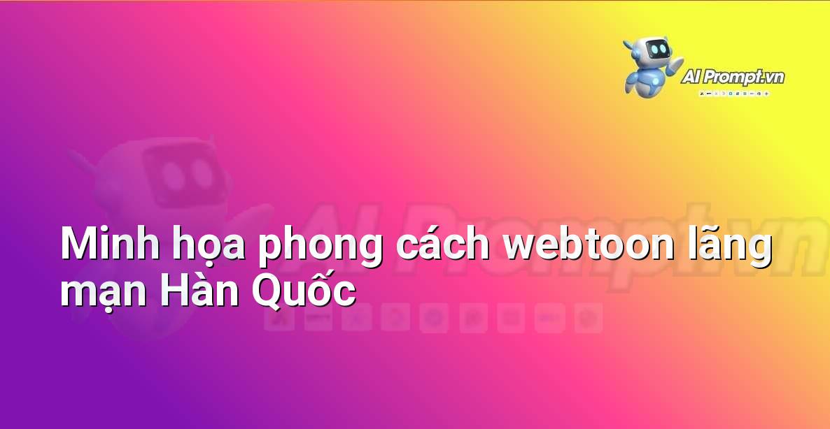 Hình ảnh minh họa theo phong cách webtoon lãng mạn, với cô gái Hàn Quốc trong trang phục Hàn Quốc hiện đại, bối cảnh khu phố cổ Seoul, ánh sáng dịu nhẹ và màu sắc pastel.