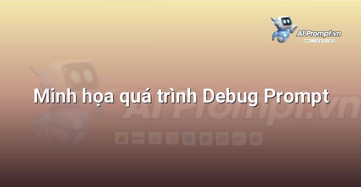 Biểu đồ minh họa các bước tinh chỉnh lời nhắc AI để đạt kết quả chính xác