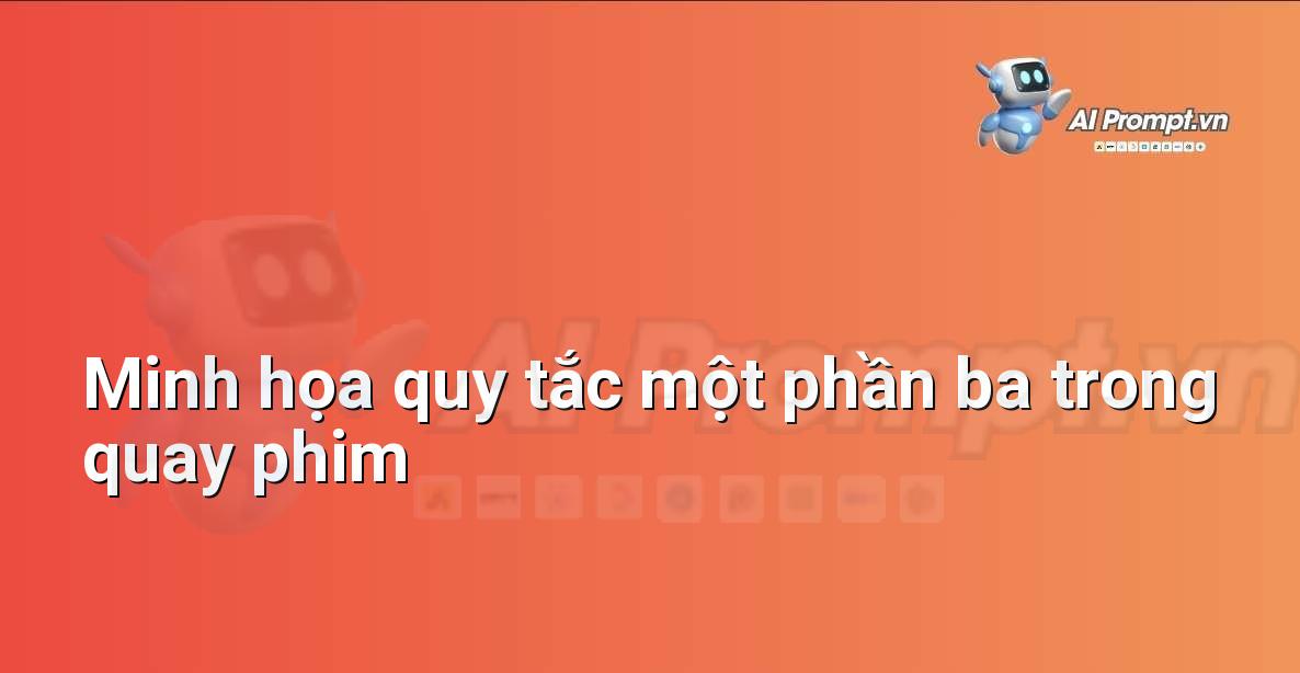 Hình ảnh minh họa lưới quy tắc một phần ba với các điểm đặt đối tượng chính