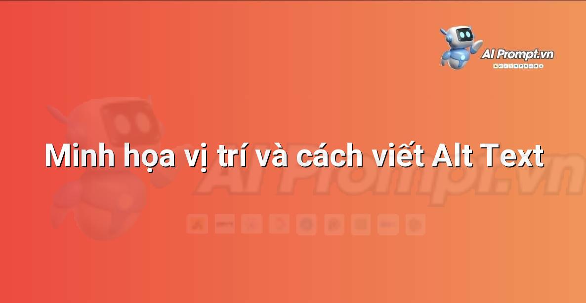 Giao diện quản lý media của WordPress, làm nổi bật khu vực nhập Alt Text cho hình ảnh