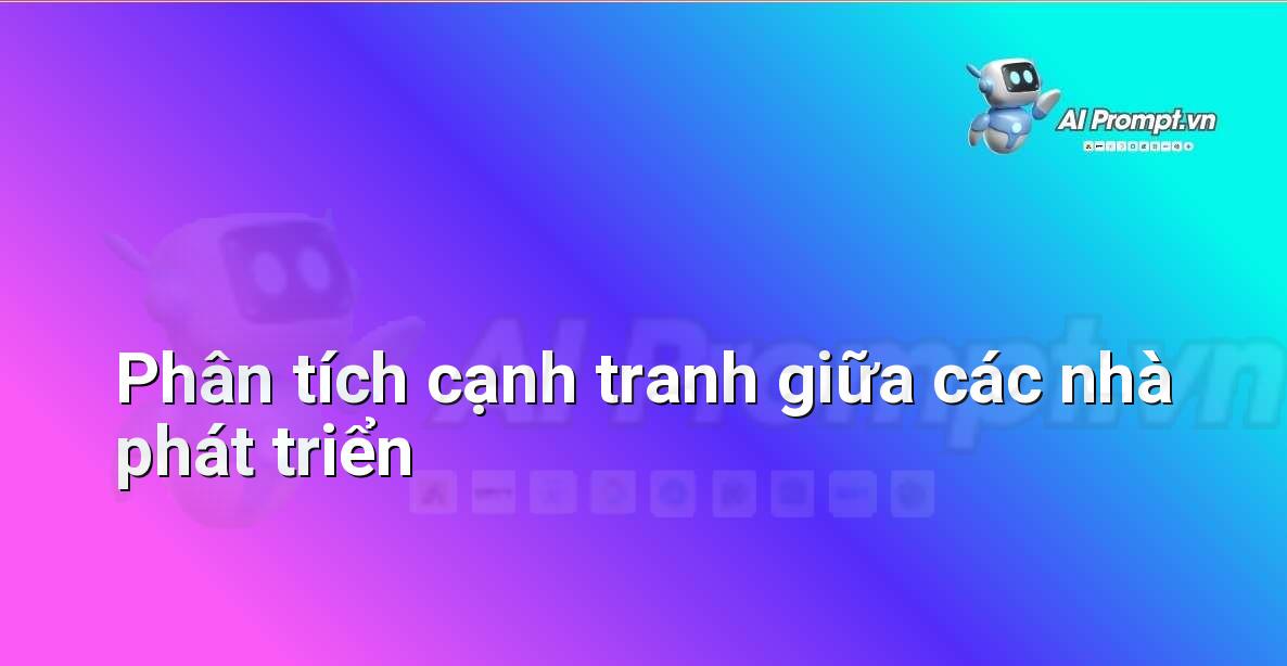 Prompt: Phân tích cạnh tranh giữa các nhà phát triển – Phân tích dữ liệu bất động sản – AI Real Estate