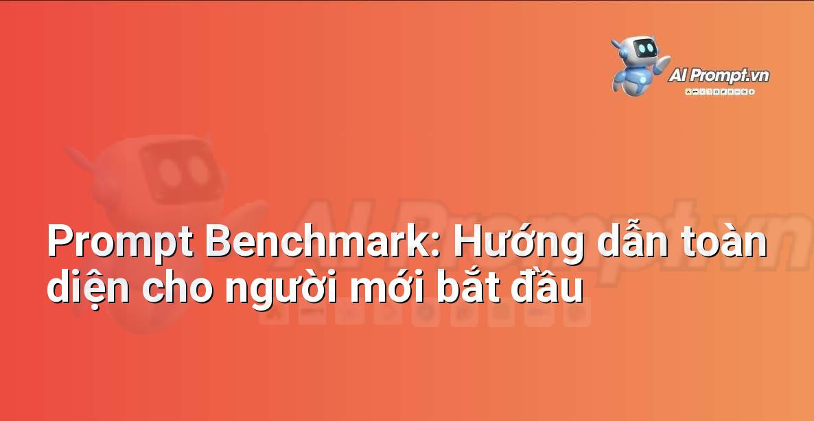 Prompt Benchmark: Hướng dẫn toàn diện cho người mới bắt đầu