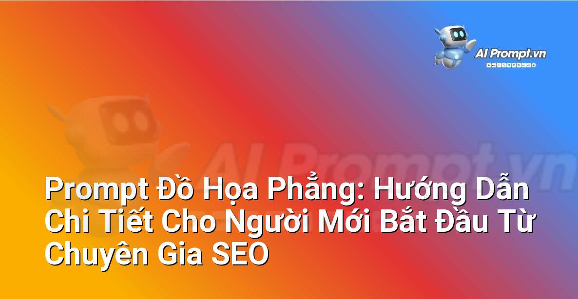 Prompt Đồ Họa Phẳng: Hướng Dẫn Chi Tiết Cho Người Mới Bắt Đầu Từ Chuyên Gia SEO