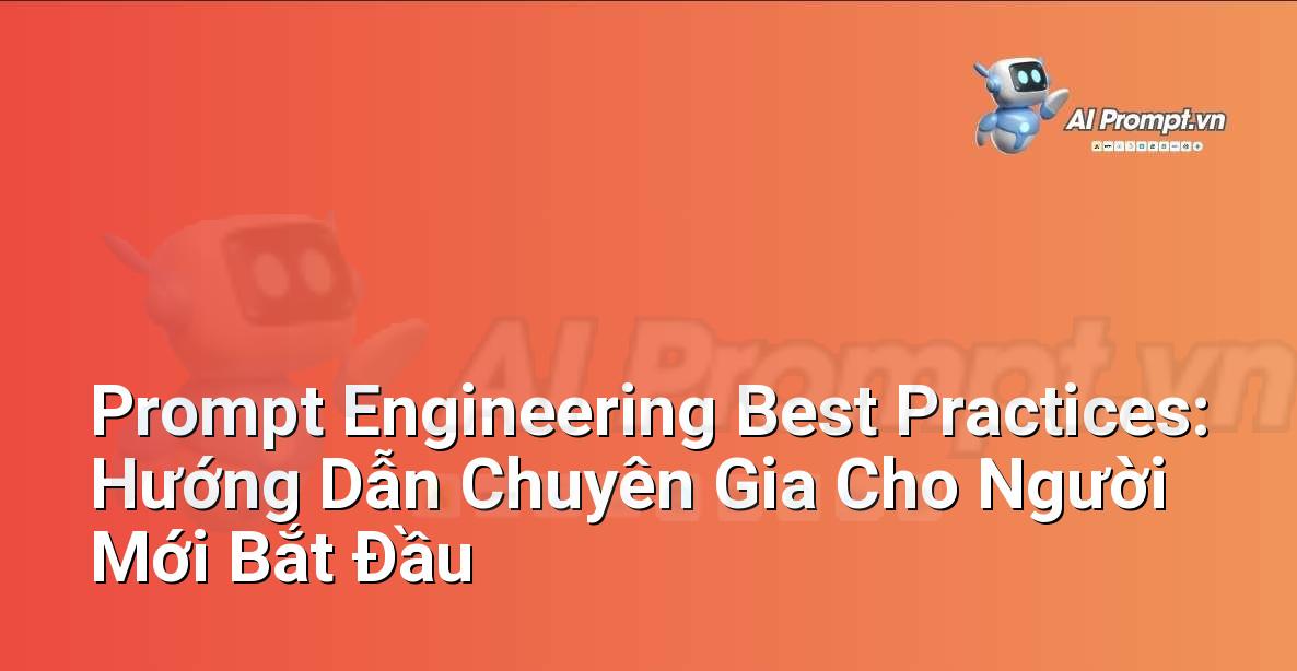 Prompt Engineering Best Practices: Hướng Dẫn Chuyên Gia Cho Người Mới Bắt Đầu