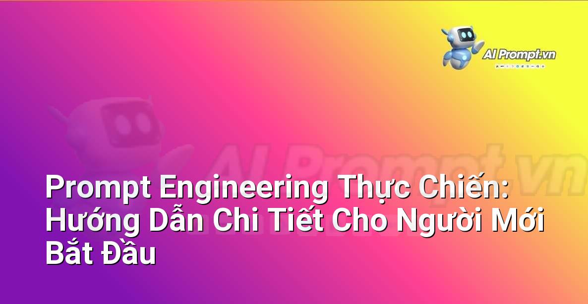 Prompt Engineering Thực Chiến: Hướng Dẫn Chi Tiết Cho Người Mới Bắt Đầu