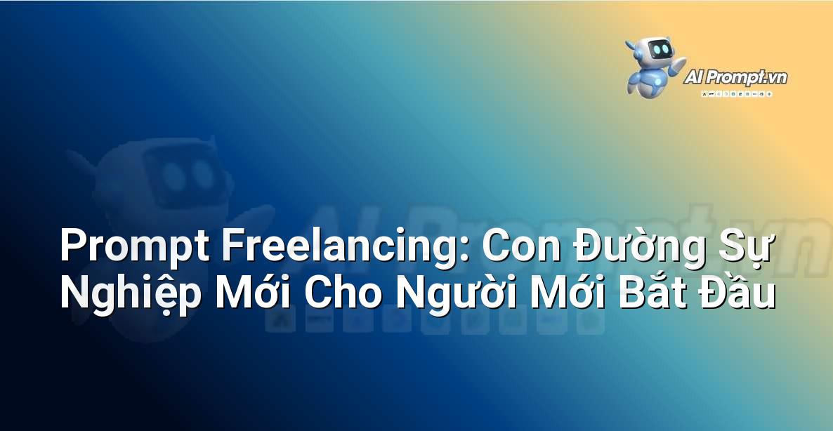 Prompt Freelancing: Con Đường Sự Nghiệp Mới Cho Người Mới Bắt Đầu