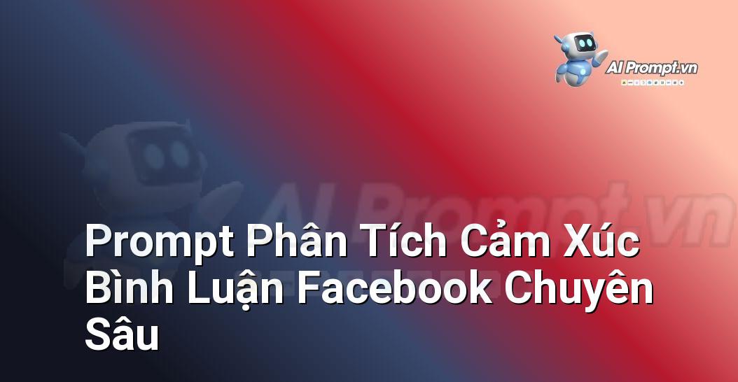 Prompt Phân Tích Cảm Xúc Bình Luận Facebook Chuyên Sâu