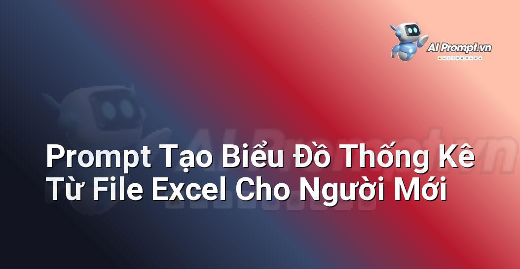 Prompt Tạo Biểu Đồ Thống Kê Từ File Excel Cho Người Mới