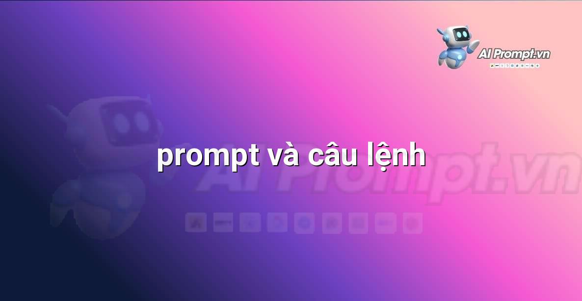 prompt và câu lệnh
