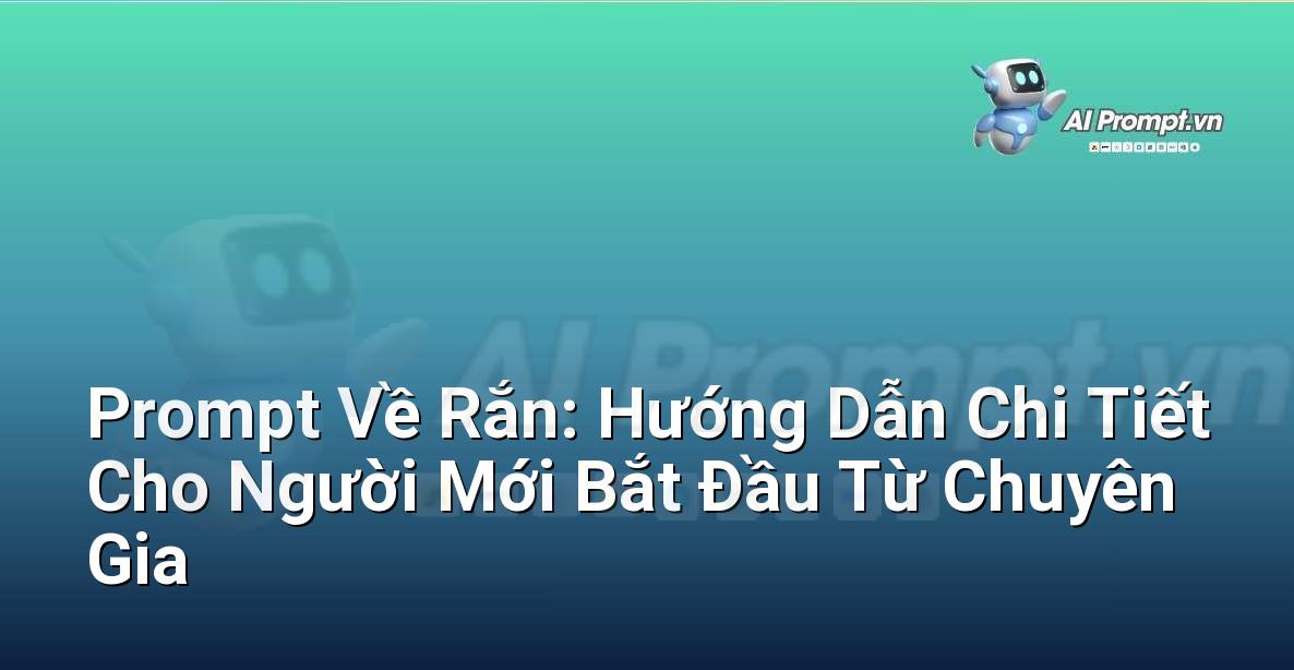 Prompt Về Rắn: Hướng Dẫn Chi Tiết Cho Người Mới Bắt Đầu Từ Chuyên Gia