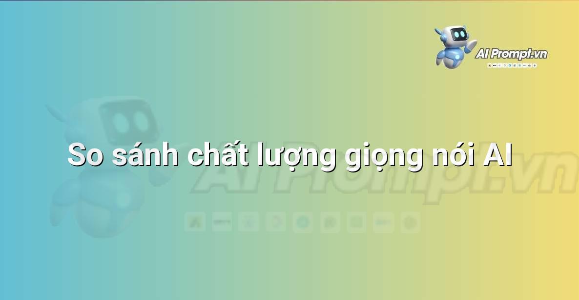 Biểu đồ so sánh độ tự nhiên của giọng nói từ các công cụ AI voice generator khác nhau