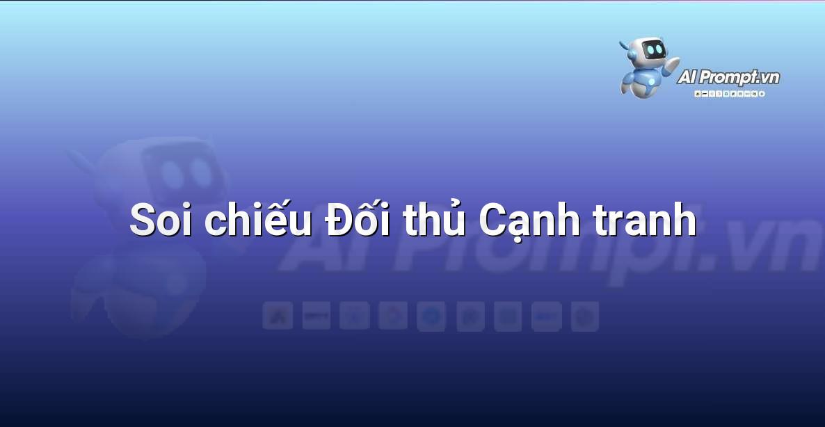Prompt: Soi chiếu Đối thủ Cạnh tranh – Sáng tạo Nội dung Chuyên sâu – AI Writing