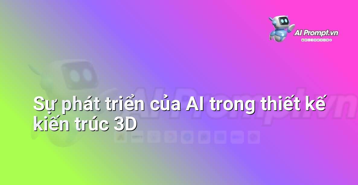Hình ảnh kiến trúc 3D ấn tượng được tạo ra bởi AI, thể hiện sự đa dạng về phong cách và chi tiết