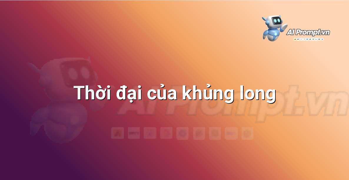 Biểu đồ thời gian minh họa các kỷ kỷ Tam Điệp, Jura và Phấn Trắng, thời kỳ khủng long sinh sống