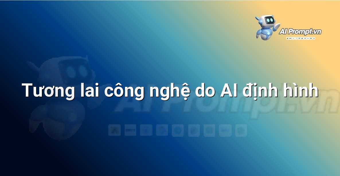 Hình ảnh trừu tượng thể hiện sự phát triển và kết nối của công nghệ AI trong tương lai