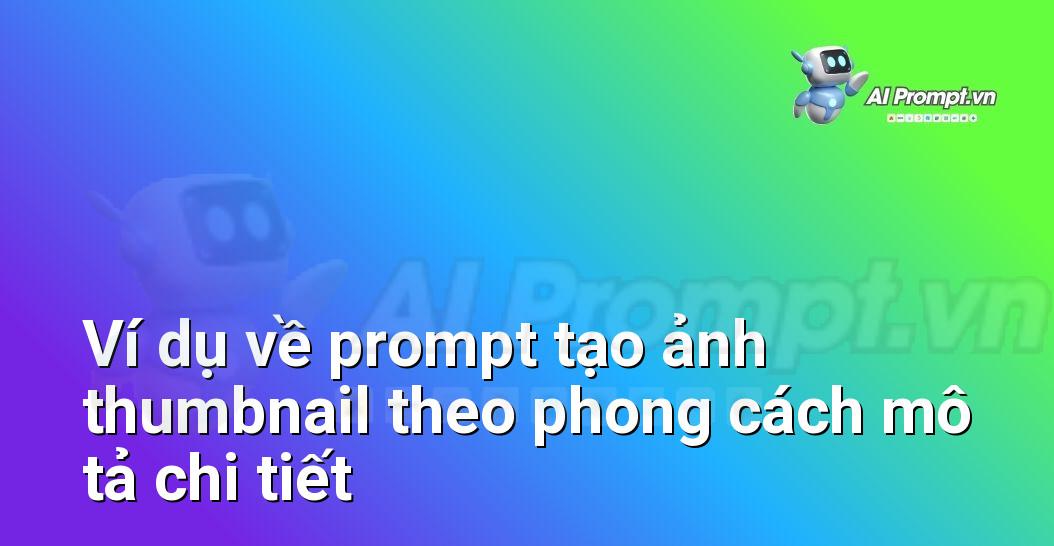 Hình ảnh thumbnail YouTube minh họa món ăn hấp dẫn với prompt mô tả chi tiết, thể hiện sự nổi bật của món ăn và không gian xung quanh