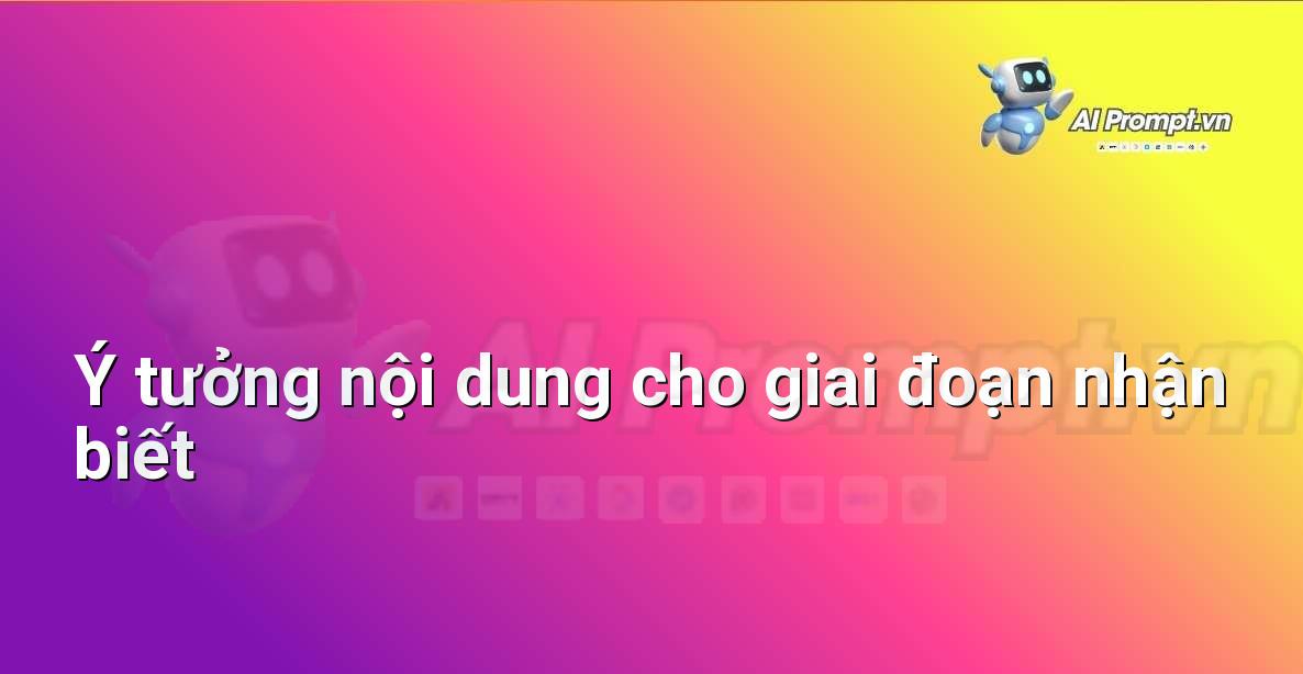 Minh họa hình ảnh các biểu tượng đại diện cho nhận thức ban đầu về một vấn đề, có kèm theo các con số và thông tin, tượng trưng cho giai đoạn nhận biết.