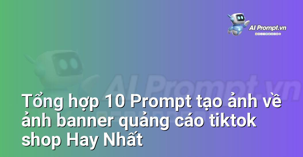 [AI Đang viết – listicle…] ảnh banner quảng cáo tiktok shop